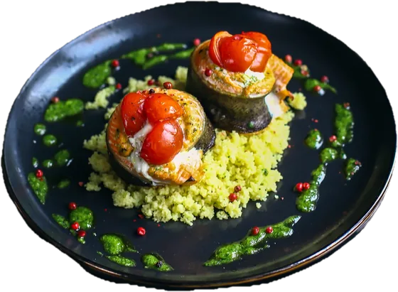 Блюдо с курса «Рыба и морепродукты»