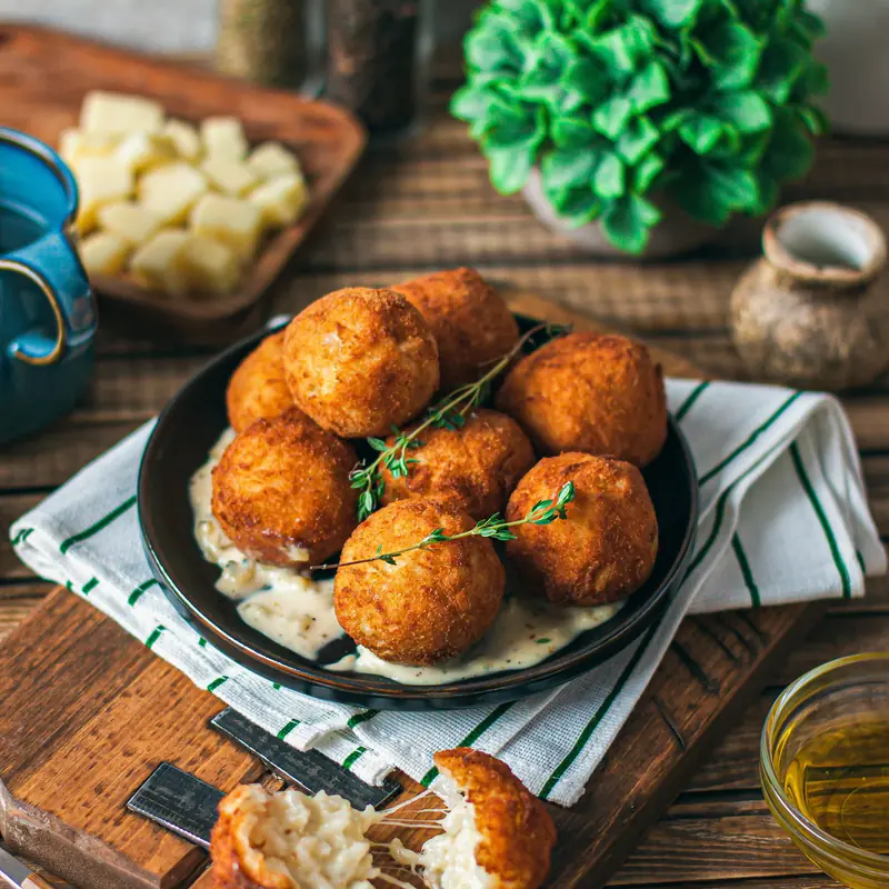 Аранчини с сыром — курс «Итальянская кухня»