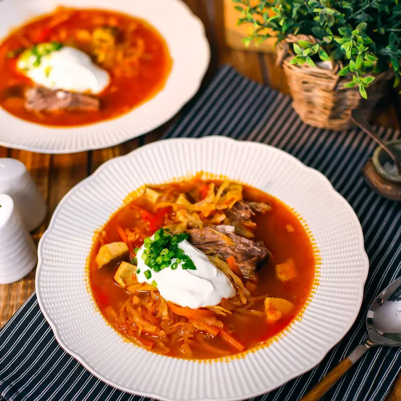 Щи с белыми грибами — курс «Кухни мира»