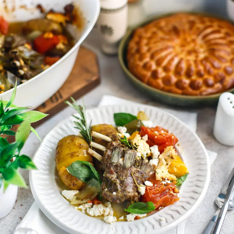 Клефтико с бараниной и овощами — курс «Кухни мира»