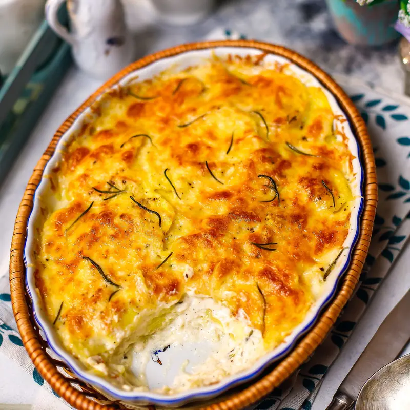 Картофельный гратен дофинуа с пармезаном — курс «Кухни мира»